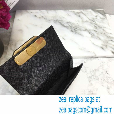 Valentino Compact VSLING Calfskin Wallet Black 2020