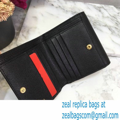 Valentino Compact VSLING Calfskin Wallet Black 2020