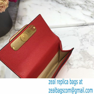 Valentino Compact VSLING Calfskin Wallet Red 2020