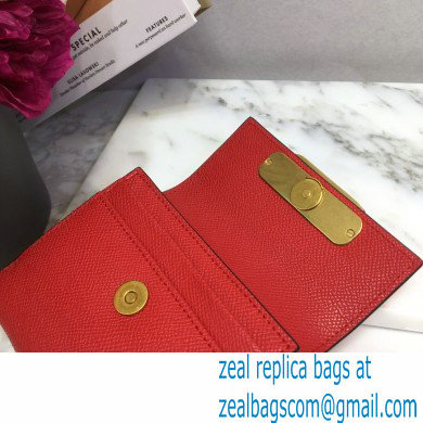 Valentino Compact VSLING Calfskin Wallet Red 2020