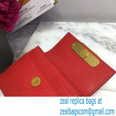 Valentino Compact VSLING Calfskin Wallet Red 2020 - Click Image to Close