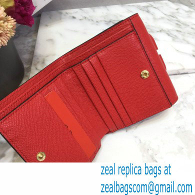 Valentino Compact VSLING Calfskin Wallet Red 2020