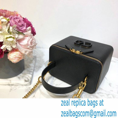 Valentino VSLING Calfskin Vanity Case Bag Black 2020