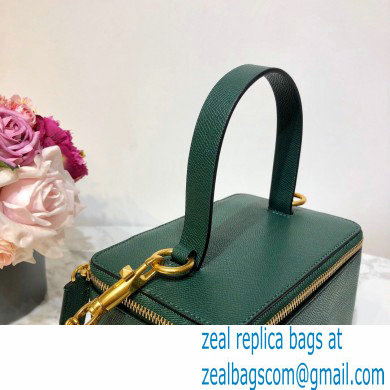 Valentino VSLING Calfskin Vanity Case Bag Green 2020