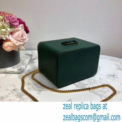 Valentino VSLING Calfskin Vanity Case Bag Green 2020