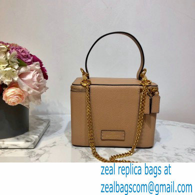 Valentino VSLING Calfskin Vanity Case Bag Nude 2020