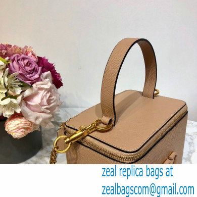 Valentino VSLING Calfskin Vanity Case Bag Nude 2020