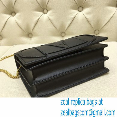 Valentino Vlogo Signature Shoulder Bag 7676 Black 2020