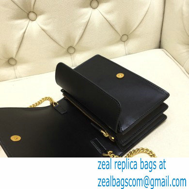 Valentino Vlogo Signature Shoulder Bag 7676 Black 2020
