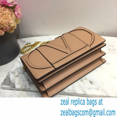 Valentino Vlogo Signature Shoulder Bag 7676 Nude 2020