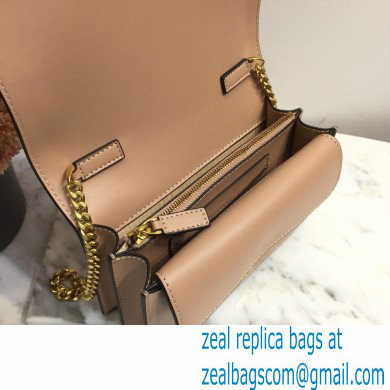 Valentino Vlogo Signature Shoulder Bag 7676 Nude 2020