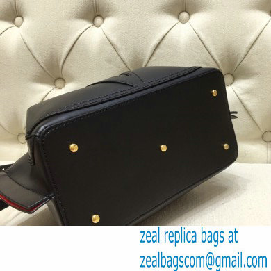 Valentino Vlogo Signature Small Shopping Tote Bag 9079 Black 2020