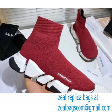 Balenciaga Knit Sock Speed 2.0 Trainers Sneakers 24 2021 - Click Image to Close