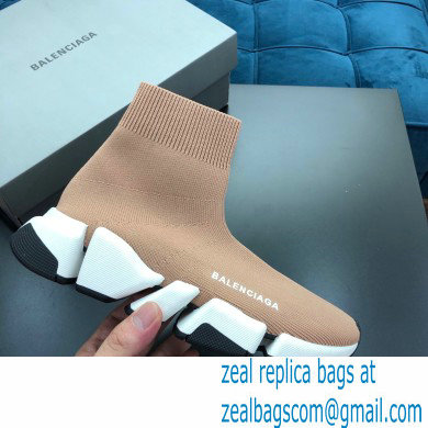 Balenciaga Knit Sock Speed 2.0 Trainers Sneakers beige 2021