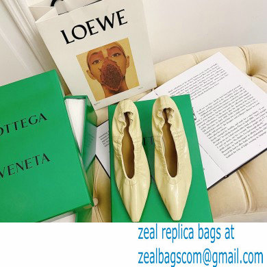 Bottega Veneta Almond Toe Pumps in Crush Nappa Beige 2021 - Click Image to Close
