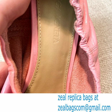 Bottega Veneta Almond Toe Pumps in Crush Nappa Pink with Plexiglass Heel 7.5cm 2021 - Click Image to Close