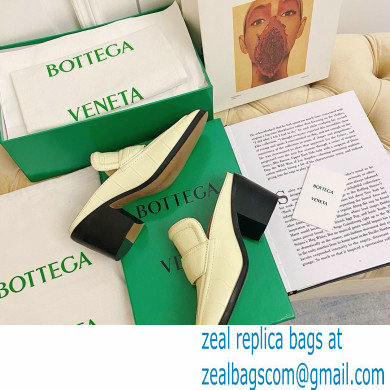 Bottega Veneta Crocodile Print Calf Leather Mules Beige 2021 - Click Image to Close