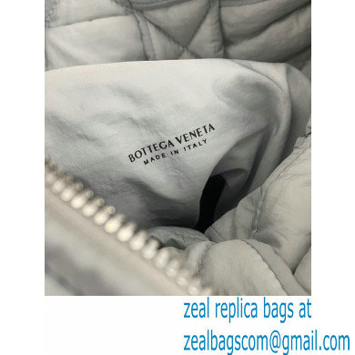 Bottega Veneta Fold-top THE PADDED BACKPACK Bag in Nylon Gray 2021