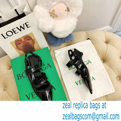 Bottega Veneta Heel 3cm BV POINT Slingback Shoes Black 2020