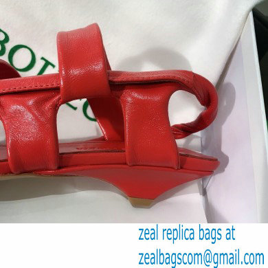 Bottega Veneta Heel 3cm BV POINT Slingback Shoes Red 2020