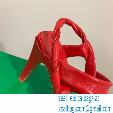 Bottega Veneta Heel 8.5cm BV POINT Slingback Shoes Red 2020