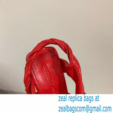 Bottega Veneta Heel 8.5cm BV POINT Slingback Shoes Red 2020