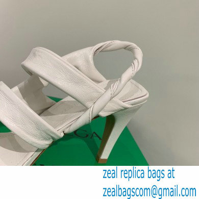 Bottega Veneta Heel 8.5cm BV POINT Slingback Shoes White 2020 - Click Image to Close