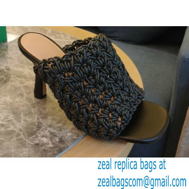 Bottega Veneta Heel 8.5cm THE BOARD Sandals Black 2021 - Click Image to Close