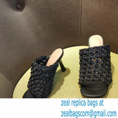 Bottega Veneta Heel 8.5cm THE BOARD Sandals Black 2021 - Click Image to Close