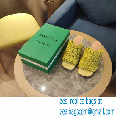 Bottega Veneta Heel 8.5cm THE BOARD Sandals Yellow 2021 - Click Image to Close