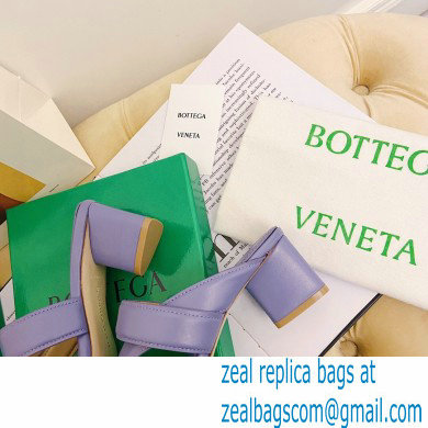 Bottega Veneta THE BAND Calf Leather Mules Sandals Lavender 2021 - Click Image to Close