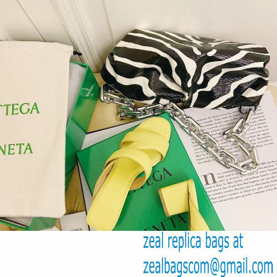 Bottega Veneta THE BAND Calf Leather Mules Sandals Yellow 2021 - Click Image to Close