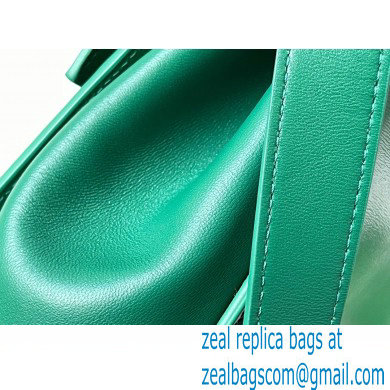 Bottega Veneta THE CLIP Squared Shoulder Bag in Box Calf Green 2021 - Click Image to Close