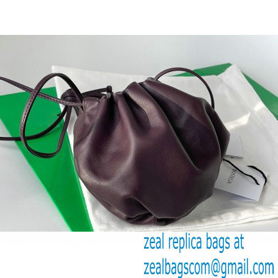 Bottega Veneta THE MINI BULB Shoulder Bag in Nappa Burgundy 2021