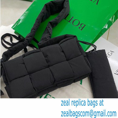 Bottega Veneta THE PADDED TECH Cassette Crossbody Bag in Nylon Black 2021