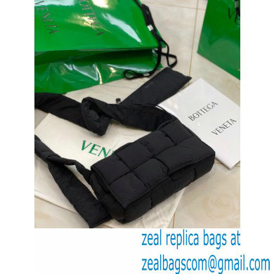 Bottega Veneta THE PADDED TECH Cassette Crossbody Bag in Nylon Black 2021 - Click Image to Close