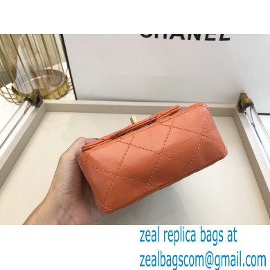 Chanel Calfskin 2.55 Reissue Phone Bag AS1326 Orange 2021