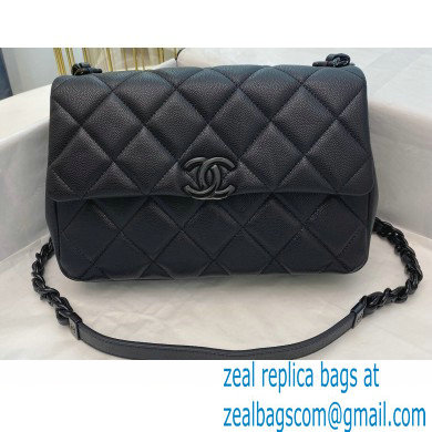 Chanel Grained Calfskin My Everything Flap Bag AS2303 Black 2020
