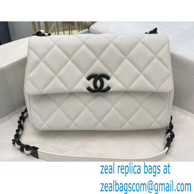 Chanel Grained Calfskin My Everything Flap Bag AS2303 White 2020