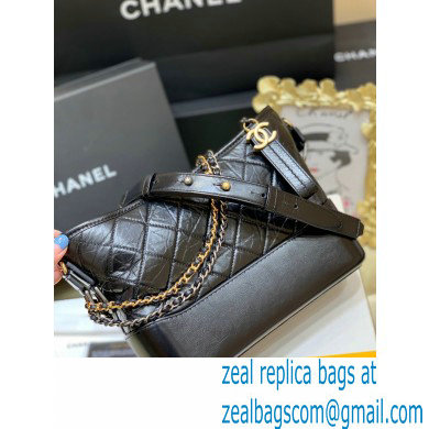 Chanel original quality Gabrielle hobo bag A91810 black