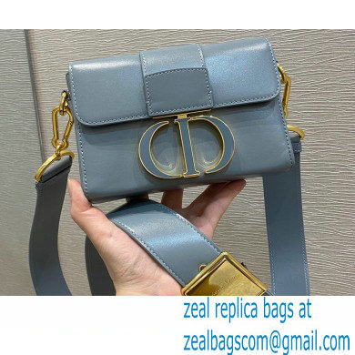 Dior 30 Montaigne Box Bag in Box Calfskin Cloud Blue 2021 - Click Image to Close