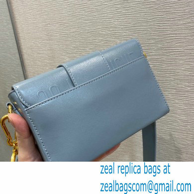 Dior 30 Montaigne Box Bag in Box Calfskin Cloud Blue 2021