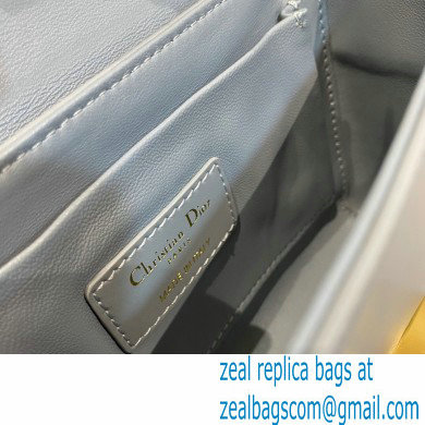 Dior 30 Montaigne Box Bag in Box Calfskin Cloud Blue 2021