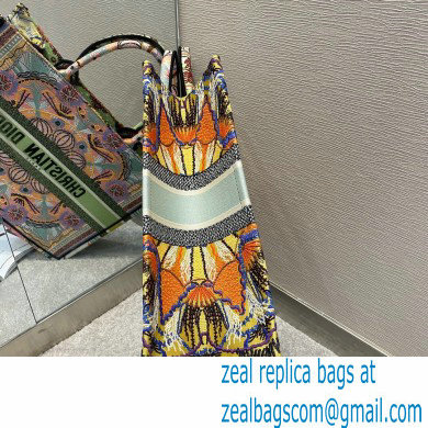 Dior Book Tote Bag in Multicolor Lights Embroidery 2021 - Click Image to Close
