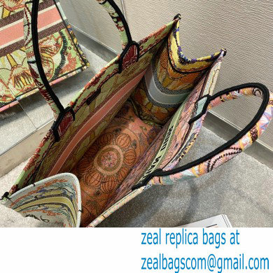 Dior Book Tote Bag in Multicolor Lights Embroidery 2021 - Click Image to Close