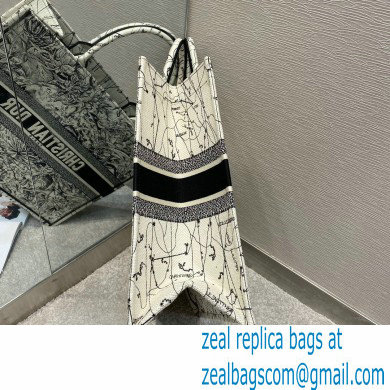 Dior Book Tote Bag in Multicolor Zodiac Embroidery 2020