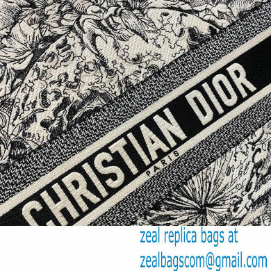 Dior Book Tote Bag in Multicolor Zodiac Embroidery 2020