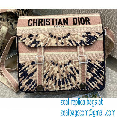 Dior Diorcamp Bag in Multicolor Tie Embroidery 2021