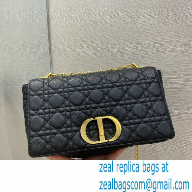 Dior Large Caro Bag in Soft Cannage Calfskin Black 2021 - Click Image to Close