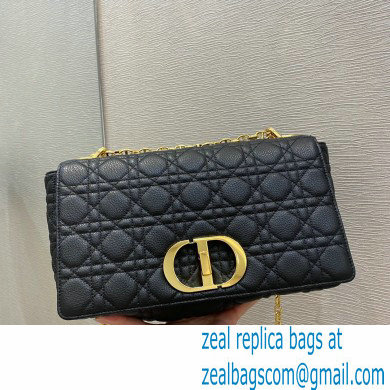 Dior Large Caro Bag in Soft Cannage Calfskin Black 2021